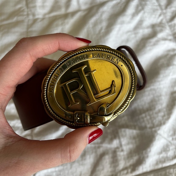 Ralph Lauren Leather Belt - Picture 1 of 10